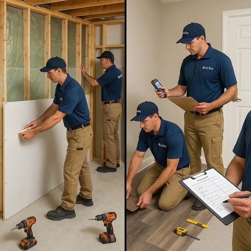 Repairs and Reconstruction process in Tullytown, PA