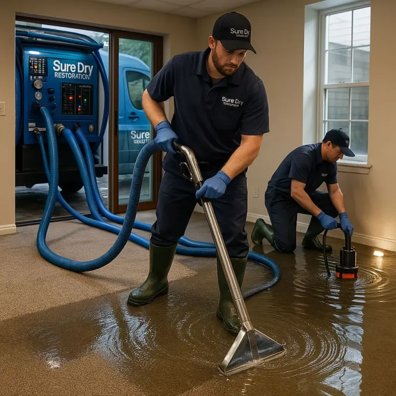 Water Extraction and Removal process in Tullytown, PA